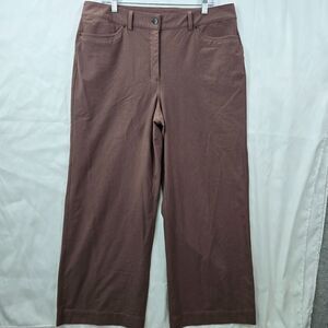 Lululemon Women's City Sleek 5 POCKET WIDE LEG Pants Wine W5ENJS Size 33